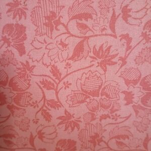Floral Pink Jacquard Fabric Panel